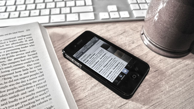Taking photos of books with Evernote on iOS