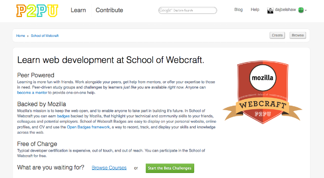 Mozilla School of Webcraft