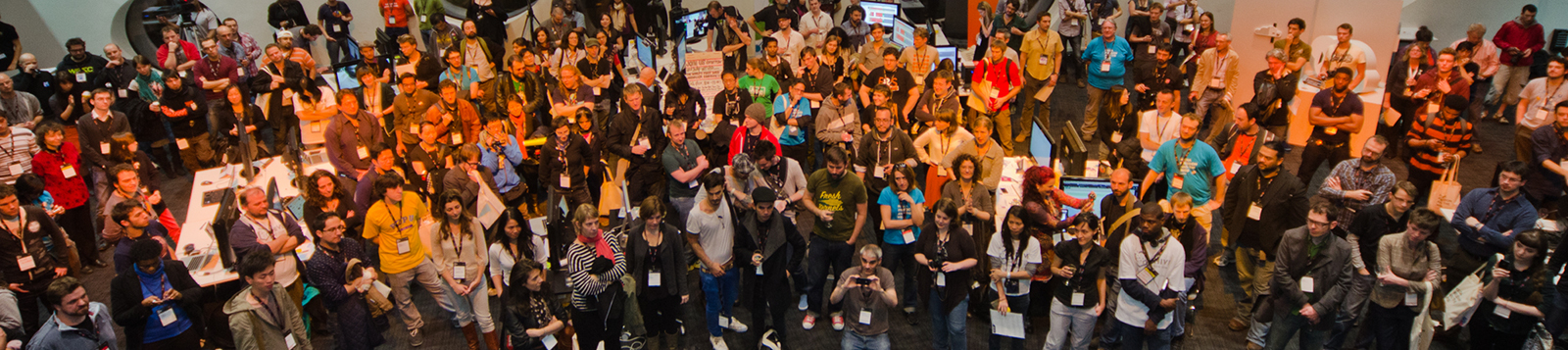 Image of crowd at MozFest