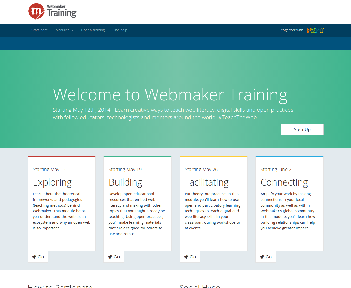 Webmaker Training  Teach the Web