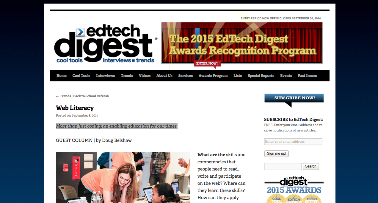 Web Literacy | edtechdigest.com 2014-09-08 14-03-43