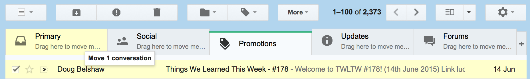 Promotions --> Primary