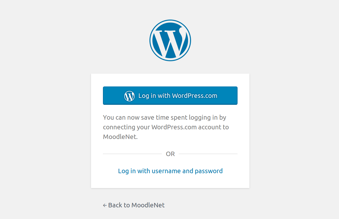 Sign-in using WordPress account