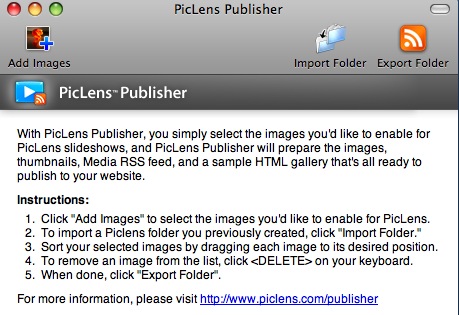 PicLens Publisher