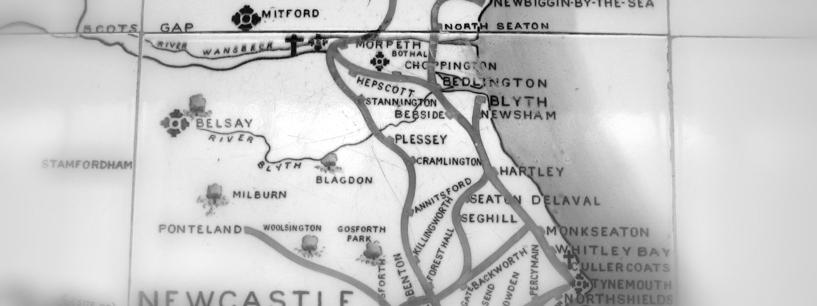 Northumberland rail map