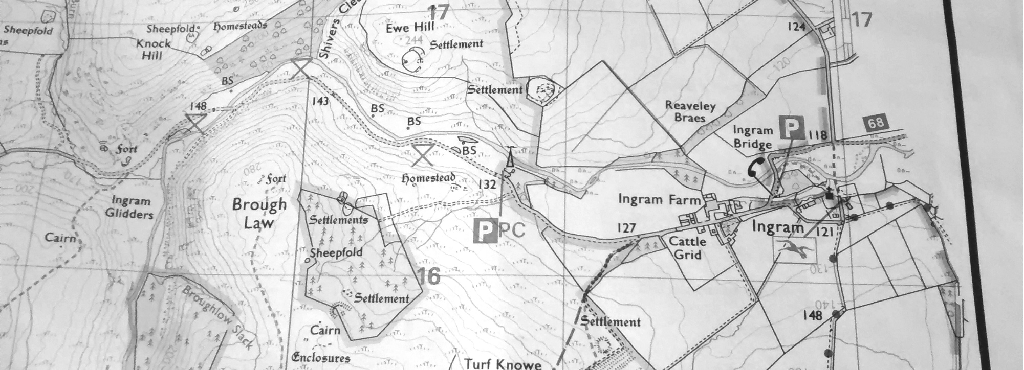 Map of Ingram area