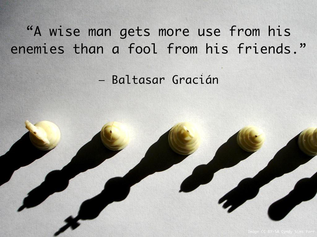 Wednesday Wisdom #26: Friends & Enemies