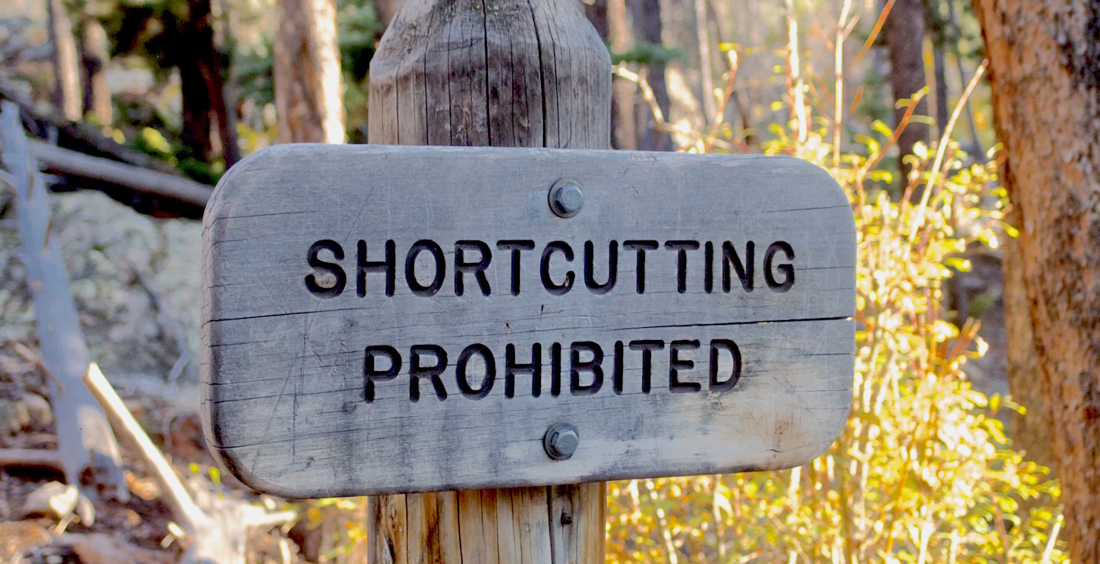 Shortcutting prohibited