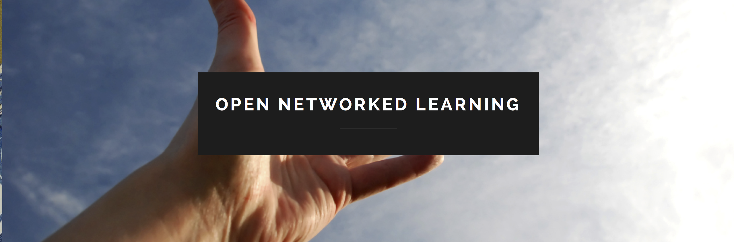 Open Networked Learning webinar