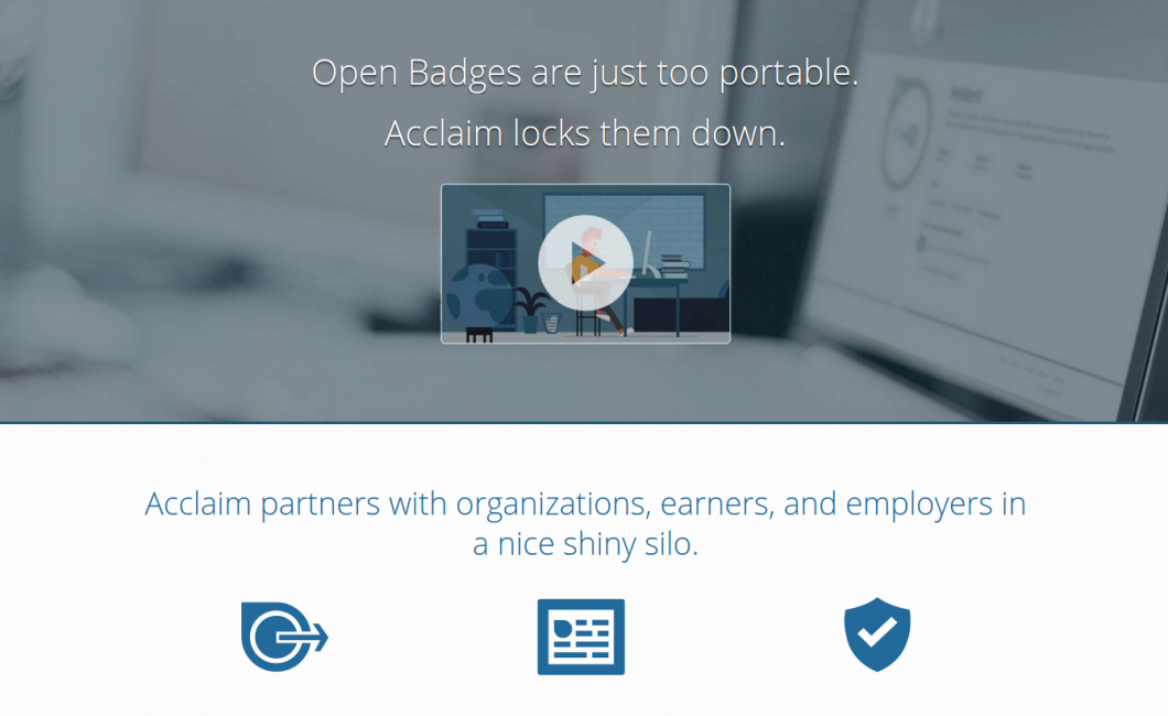 Calling out Pearson on Open Badges