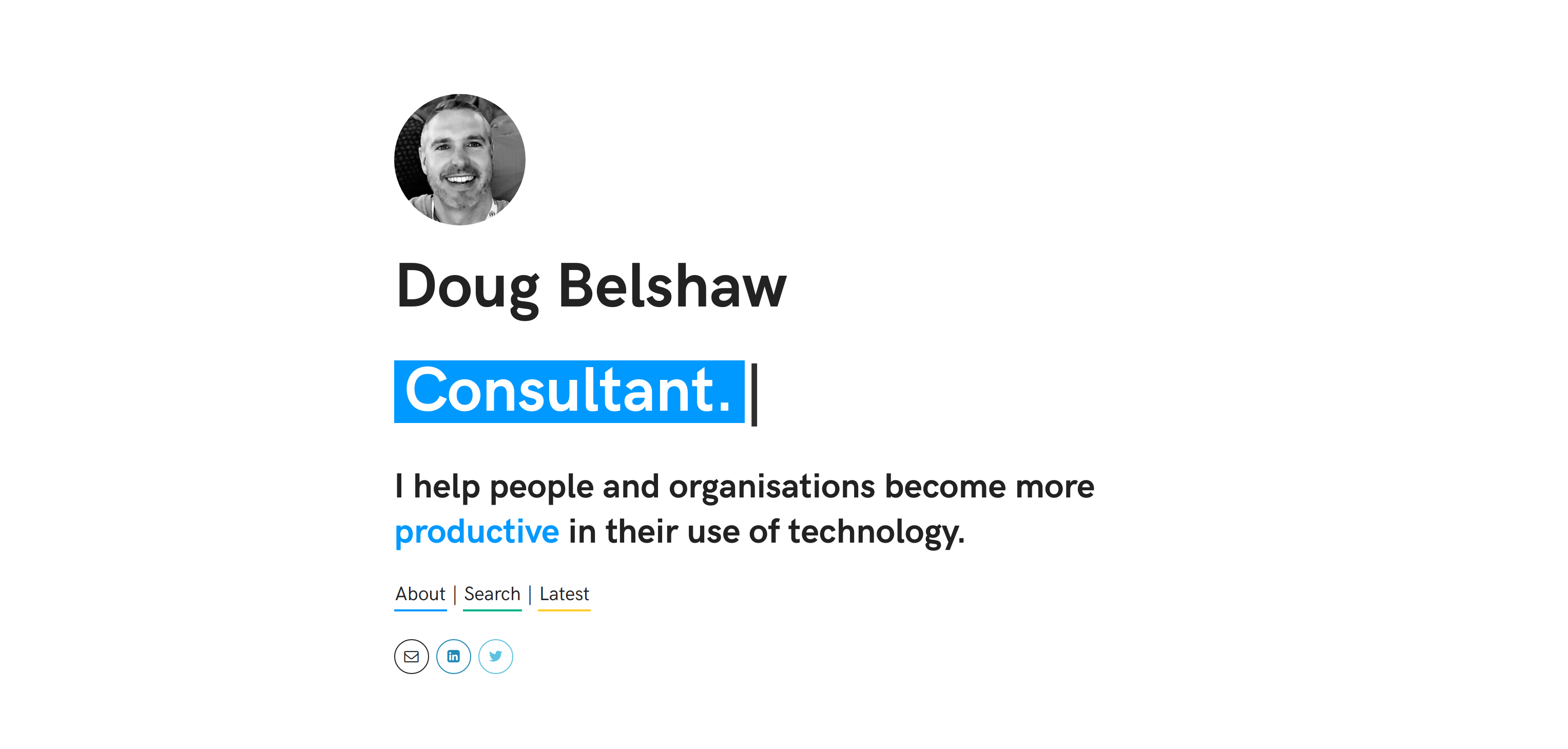 dougbelshaw.com redesign