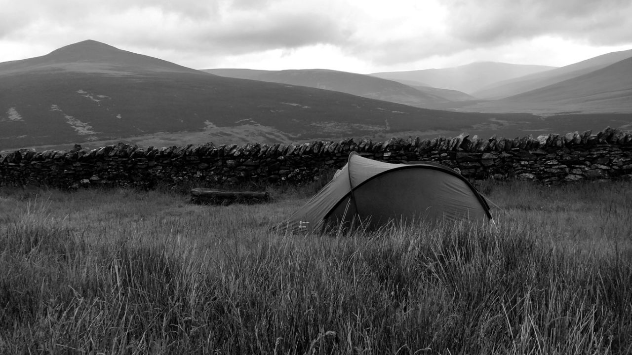 Camping outside Skiddaw House