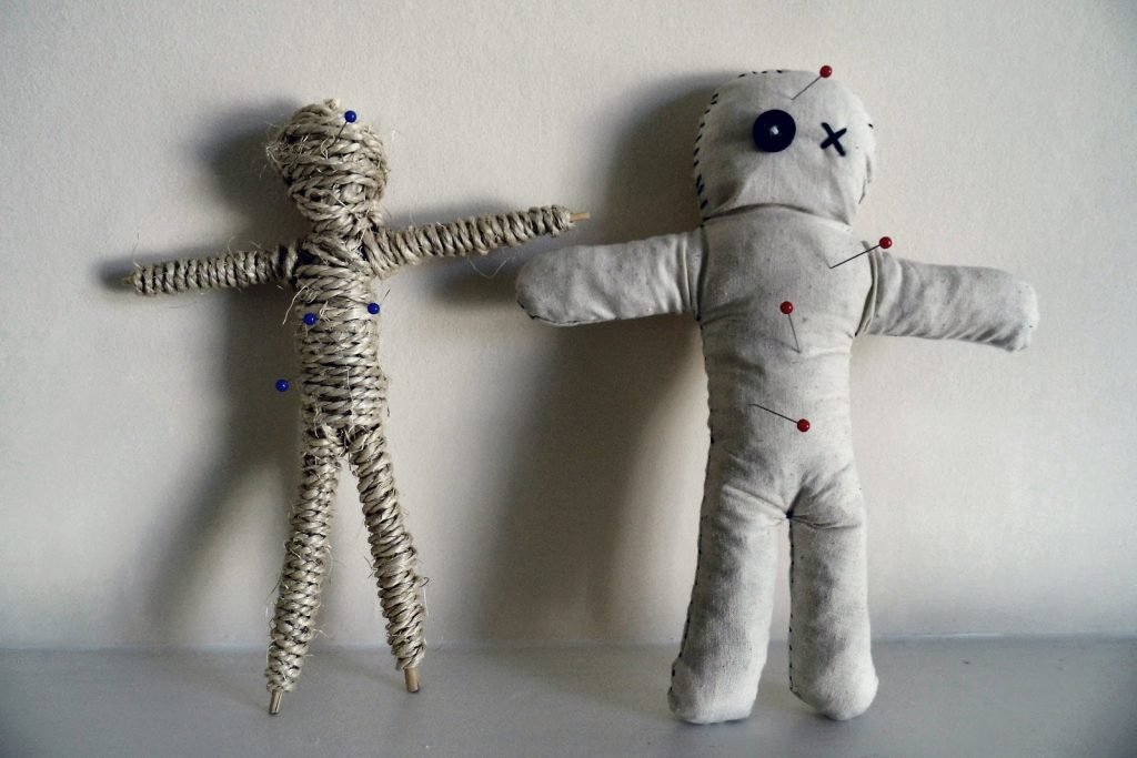 Voodoo dolls, CC BY Siaron James
