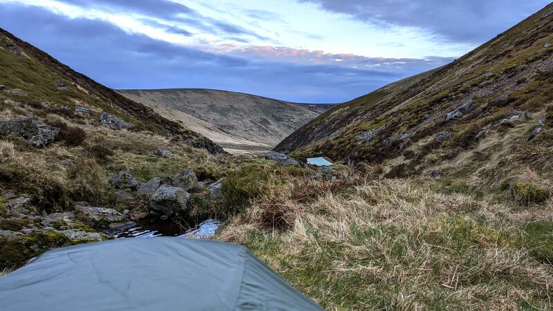 View from my tent in Hen Hole