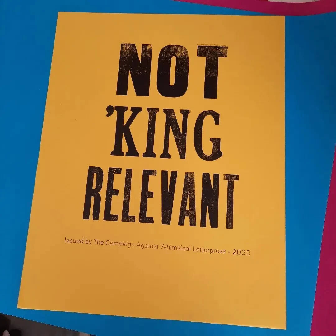 Not 'King Relevant